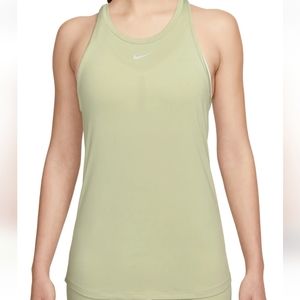 NWT - Nike One Luxe Dri-FIT Tank Top (Olive Aura) - Size Women's Large
